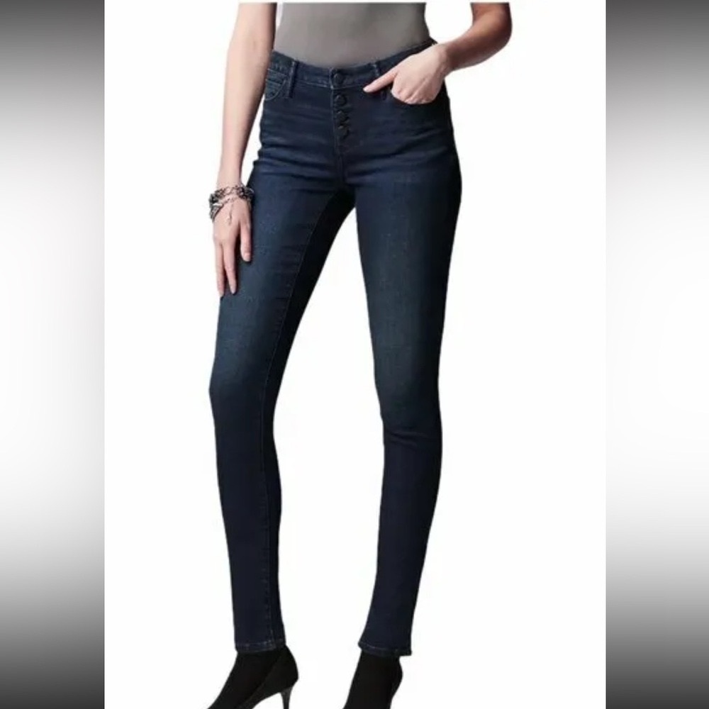 Simply Vera Wang Mid Rise Skinny Denim